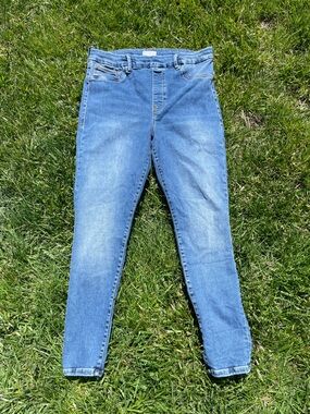 Good American High Waisted Medium Wash Jeans XL